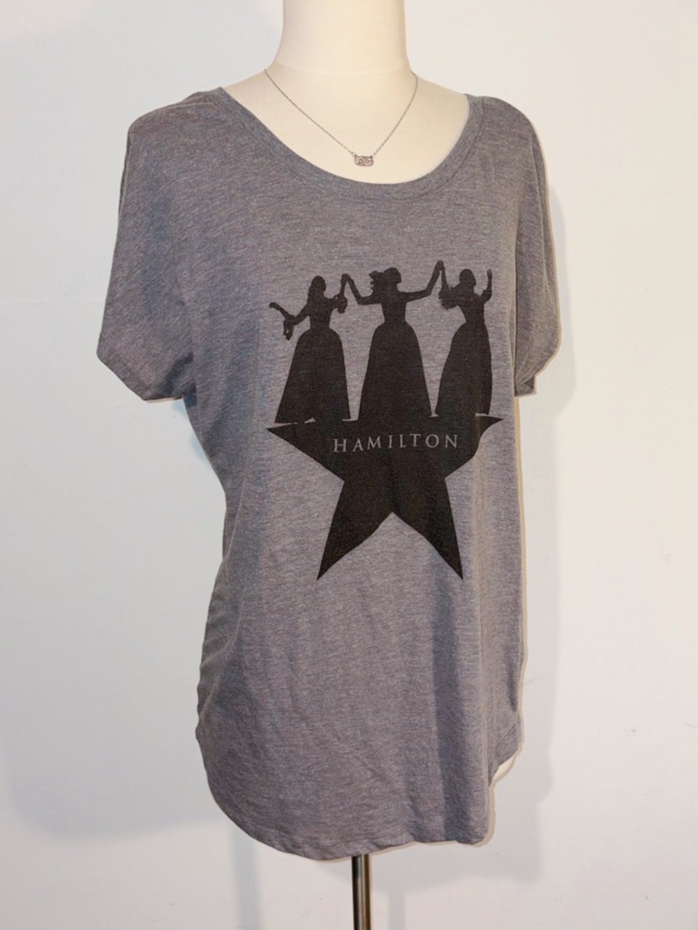 Hamilton Schuyler Sisters Women’s Gray Graphic Tee Official